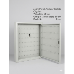 250’li Metal Anahtar Dolabı